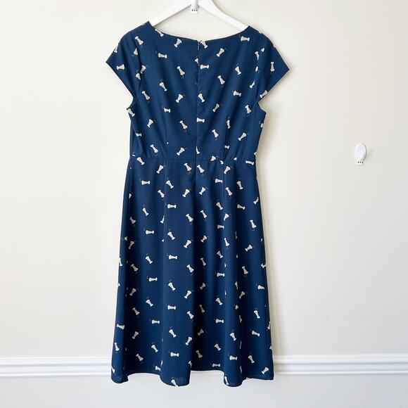 ModCloth Sugarhill Boutique Milkshake Midi Dress Size 8 Pinup Rockabilly Novelty - Picture 3 of 7